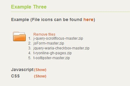 style file input